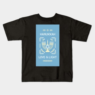 Happy Hanukkah Prints, Stickers & Magnets 3 Kids T-Shirt